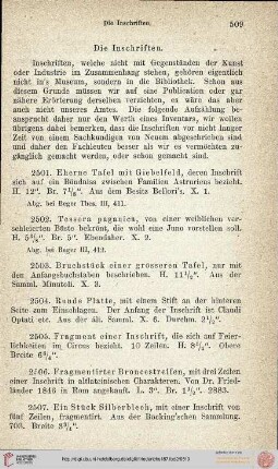 i. Die Inschriften (Nr. 2501-2511)