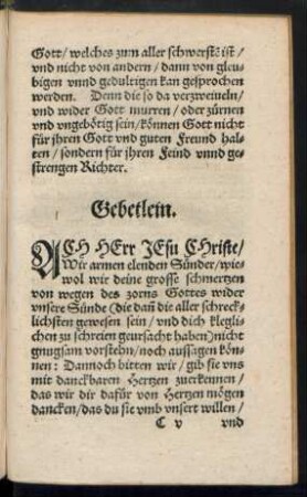Gebetlein.