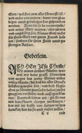 Gebetlein.