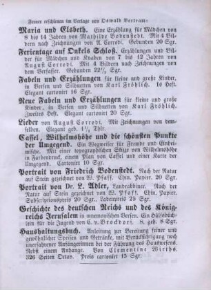 Werbung Verlag Oswald Bertram