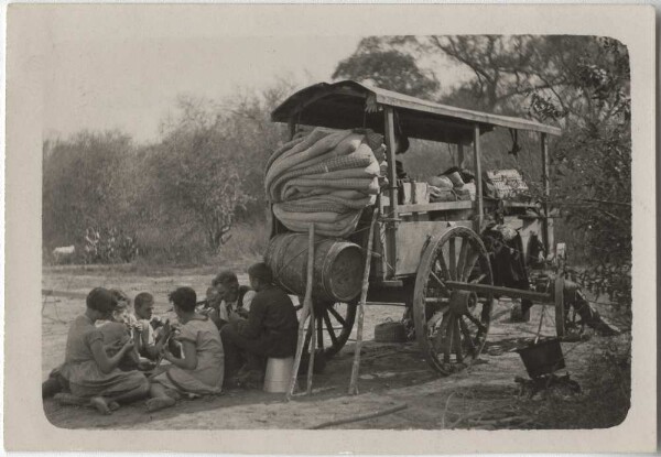 Arrival of the German settlers in the Chaco