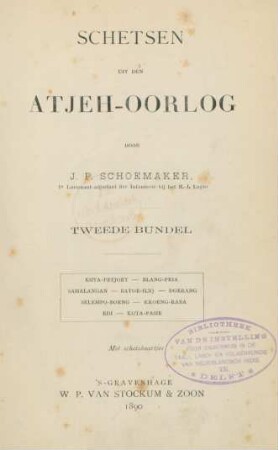 Bundel 2: Schetsen uit den Atjeh-oorlog