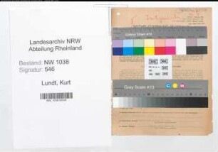 Entnazifizierung Kurt Lundt , geb. 03.07.1913 (Landwirtschaftlicher Gehilfe)