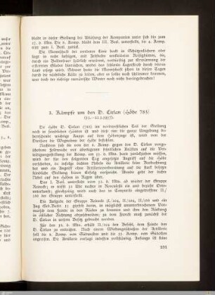 3. Kämpfe um den D. Cirlan (Höhe 783)