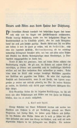 274-289 Neues und Altes aus dem Haine der Dichtung