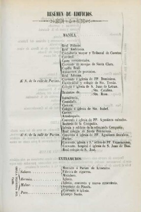 Resúmen de edificios