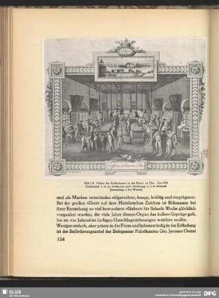 Plakat des Kaffeehauses in der Krone zu Ulm.