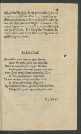 Ad Libellum.