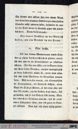11. Eine Lerche