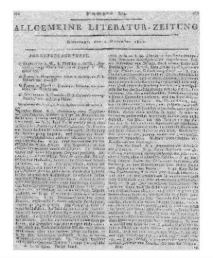 Helvetischer Almanach. Für das Jahr 1800. Zürich: Orell & Füßli 1800