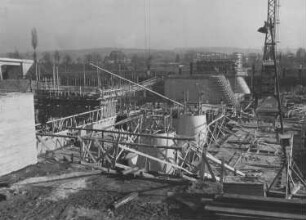 Baustelle Staustufe Besigheim/Neckar
