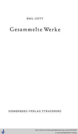 Gesammelte Werke