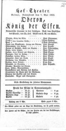 Oberon, König der Elfen