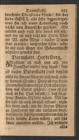 Darmstadt. Heydelberg