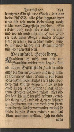 Darmstadt. Heydelberg