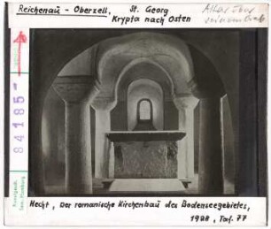 Reichenau, Oberzell: St. Georg, Krypta nach Osten
