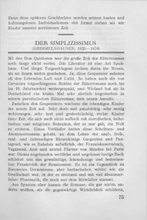 Der Simplizissimus