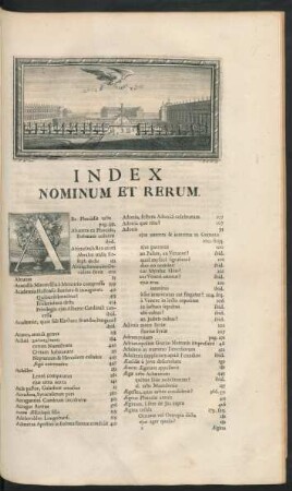 Index Nominum Et Rerum.