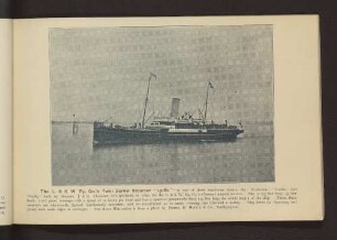 The L. & S. W. Ry. Co.'s Twin Screw Steamer "Lydia" - ...