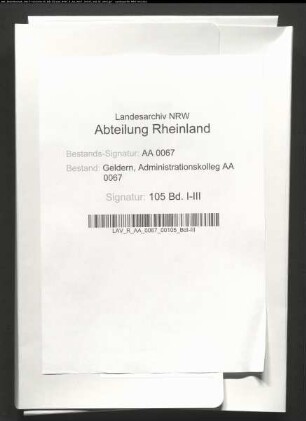 Bestallung und Unterhaltung des Predigers und des Schulmeisters der evangelisch-reformierten Gemeinden zu Viersen