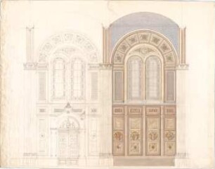 Voit, August von; Weißenhorn; Pfarrkirche - Innenraum (Detail)