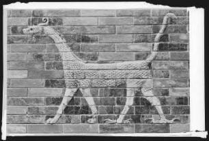 Berlin. Staatliche Museen, Vorderasiatisches Museum, Relief Schreitender Drache vom Ischtar-Tor