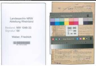Entnazifizierung Friedrich Weber , geb. 01.08.1911 (Lehrer)