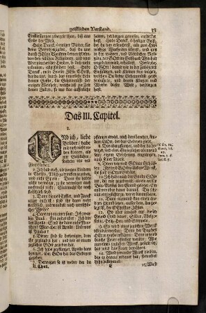 33-51, Das III. Capitel