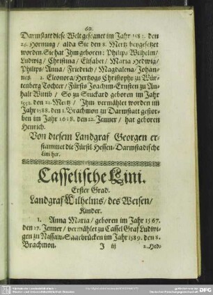 Casselische Lini