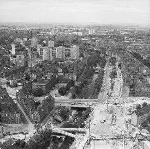 Südöstliche Altstadt von Erfurt : Blickrichtung Nordwesten