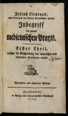 III-IV, Titelblatt