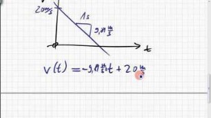 20B.3 senkrechter Wurf; Differentialgleichung