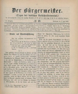 1. Juli-15. September = No. 13-18