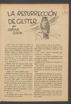 La resurrección de Glister