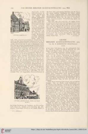 Grosse Berliner Kunstausstellung 1905