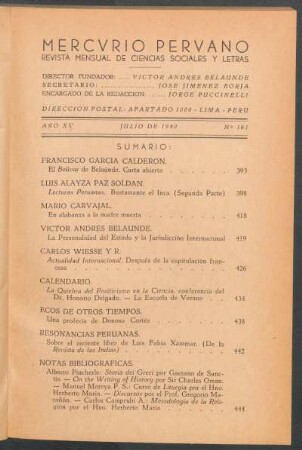 19400015161: Año 15.1940=Nr. 161