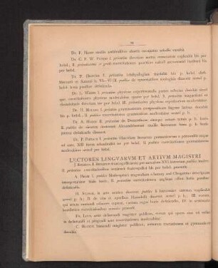 Lectores Lingvarvm Et Artivm Magistri