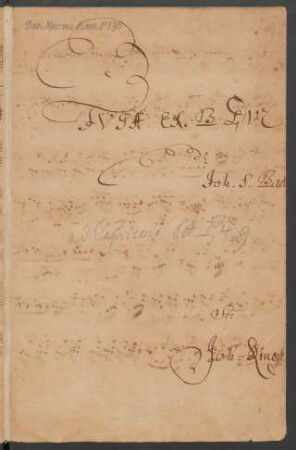 Capriccios. Auszüge; cemb; B-Dur; BWV 992/6