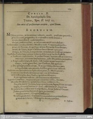 Concio X. Aprosopolepsia Dei