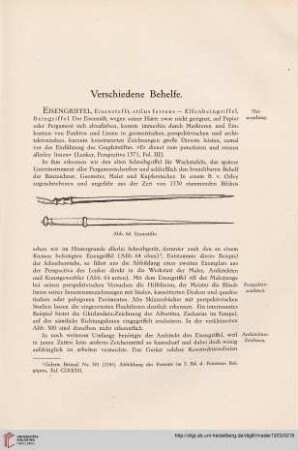 Verschiedene Behelfe