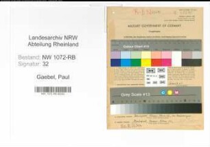 Entnazifizierung Paul Gaebel , geb. 21.08.1895 (Bahnbeamter)
