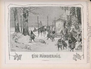 "Ein Hindernis"