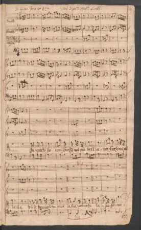 Procris und Cephalus. Einlagen. Arr; S, orch