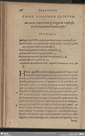Caput Vigesimum Quintum. An coram Iudice utriusq[ue] litigantis consensu, electo reconventio moveri poßit?