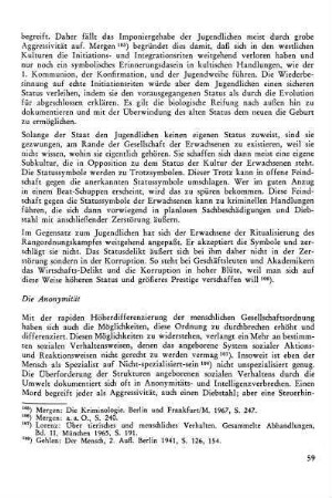 5. die Anonymität