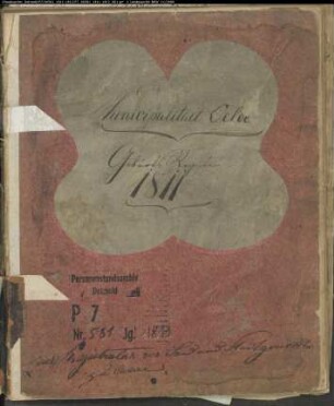 Zivilstandsregister der Munzipalität Oelde (GAHT 1811; GAHT 1812). (Gemeinde: Oelde, Kreis Beckum)