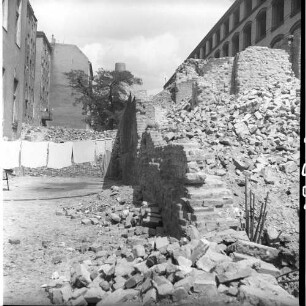 Negativ: Gelände, Bülowstraße 61, 1952