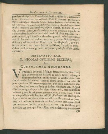 Observatio LXXI. - LXXX.