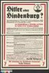 Wahlplakat der DVP zur Reichstagswahl am 6. November 1932