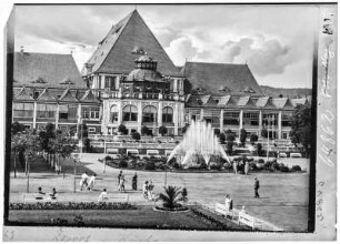 Ostseebad Zoppot (Sopot/Polen). Kurhaus an der Promenade